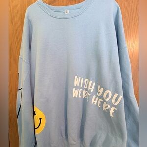 Jerzees Nubblend Sky Blue Sweatshirt